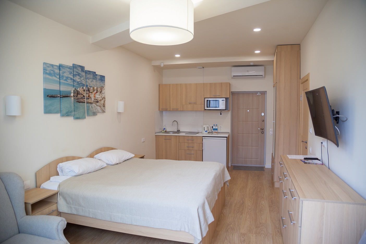 Апартаменты 2-местный 1-комнатные с видом на горы 