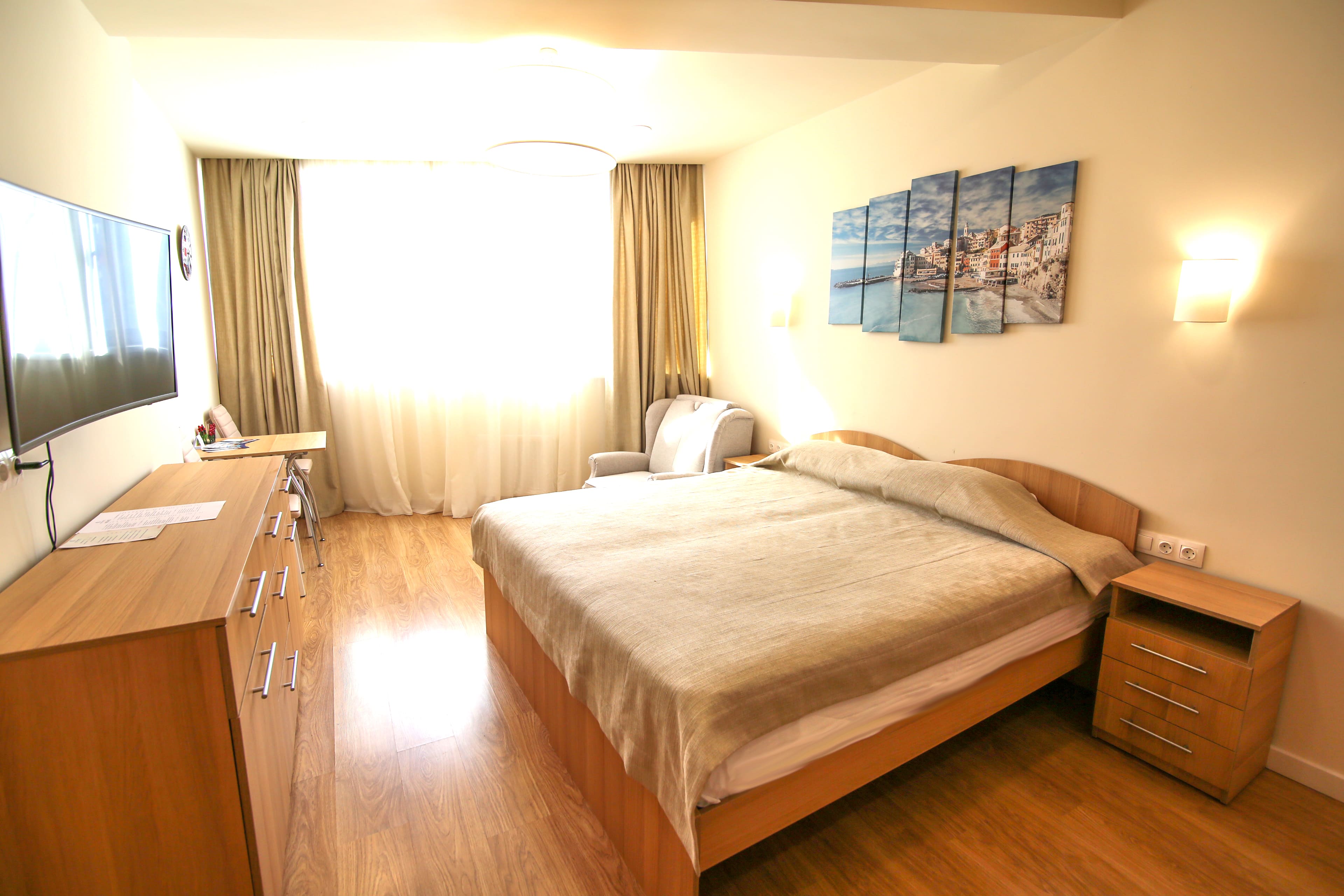 Апартаменты студио 2-местный с видом на горы